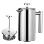350ml/800ml/1000ml French Press kohvimasin roostevabast terasest kaheseintega isoleeritud kohvimasina pott 800ml