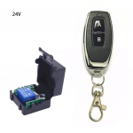 433 MHz universaalne traadita kaugjuhtimispuldi l&uuml;liti DC 24V 1-kanaliline relee vastuv&otilde;tja moodul RF-saatja