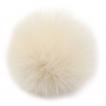 2 tk / komplekt 14 v&auml;rvi 8 cm DIY kohev pompom pall elastse silmusega Rainbow Solid Co beež