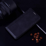 Business nahast klapitav rahakoti&uuml;mbris Apple iPhone XS Max X XR 6 8 7 Plus 13 12 11 Pro Huawei Honor Xiaomi Redmi Poco Samsung Galaxy raamatukaante &uuml;mbriste jaoks Samsung A53 5G must