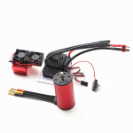 S3670 2850KV harjadeta mootor andurita veekindel mootor ja 120A harjadeta ESC XT60 pistikuga jahutusradiaator 2850KV-XT60 plug