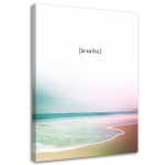Feeby l&otilde;uendiprint, Breathe on the beach 40x60 sinine