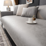 Veekindel diivanipadi Four Seasons libisemiskindel mugav diivani kate 110*210cm helehall v&auml;rv