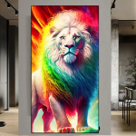 Suured teemanttikandid V&auml;rvilised l&otilde;viristpistes kivikristallpildid t&auml;isteemantmosaiikmaalid Loom V114 Full Round 20x40CM