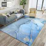 Abstraktne maalimine sinine vaip magamistuppa ja elutuppa 160x200cm 1pcs