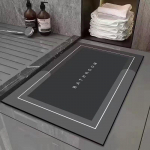 Vannitoa uksematid selged uued majapidamises kasutatavad imavad libisemiskindlad matid siseruumides kasutatavad magamistoad, pesuruumi virsikunahast sametsed jalamatid 40*60cm