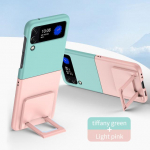 Anti-Drop Hybrid Color Slim Fashion kokkupandav &uuml;mbris Samsung Galaxy Z Flip 4 5g Flip4 Flip3 Flip 3 tugijala funktsiooniga kate for samsung z flip 4