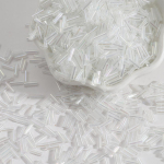 300 tk 2 * 7 mm kaetud v&auml;rviline seeria torukujulised klaasist riisihelmed ehete kaunistamiseks DIY kaelakee k&auml;ev&otilde;ru valmistamiseks about 2*7mm 300pcs