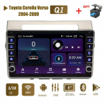 2 Din Androidi autoraadio multimeediumivideopleier Toyota Corolla Verso 2004-2009 jaoks koos nupunupuga WiFi 1+16GB 1+16GB
