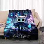 Hollow Knight tekk M&auml;ng Flanell Uudne soe mikrokiust flanell Vastupidav lastele ja t&auml;iskasvanutele reisivoodikate diivanikate 100x150cm