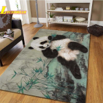 Panda vaip Armas loomavaip Laste vaip elutuba magamistuba Kodusisustus vaip P&otilde;randamatid Uksematid fotograafia rekvisiidid Kingitused 40x60cm