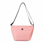 Trendikas disain naiste Crossbody kott Mitmek&uuml;lgne mini veekindel riidest kott Lihtne &otilde;lakott one size roosa