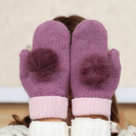 Kodutarbed Mood Armsad Naiste Talvised Soojad Kindad Juuksepalli Kahekihiliste Paksude Labakindadega