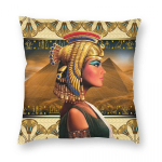 Queen Cleopatra Square Padjap&uuml;&uuml;r Pol&uuml;ester Linane Velvet Creative Zip Dekoratiivne Auto padjakate hulgim&uuml;&uuml;k 45x45 30x30cm