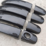 ABS s&uuml;sinikkiust auto ukse k&auml;epideme katte trimm Ford Focus 2 MK2 II jaoks Focus 3 MK3 III 4 MK4 C-Max Kuga Escape must