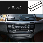 Car Styling Central control outlet interior Buttons panel Decoration Covers Stickers Trim For BMW X5 X6 E70 E71 Auto C Model