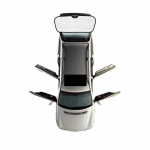 Aknavisiir Toyota Land Cruiser Prado J120 LC120 Lexus GX 470 2003~2009 P&auml;ikesevarjud P&auml;ikese esiklaasid UV kaitse Rear Windshield