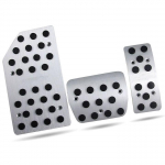 NULLA LHD Pedals Modified styling Aluminum Footrest pedals Gas Fuel Brake Pedal Automatic For Renault koleos pedal with logo