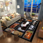 Armas loomade ala vaip P&otilde;randavaip jooksja p&otilde;randamatt Vaibamatt garderoobi vaipadele Lastetoa dekoratiivne kodumatt 40cm x 60cm