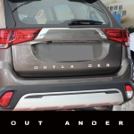 Auto MITSU+BISHI OUTLA+NDER jaoks taga tagumine pagasiruumi kate 3D metallist auto embleemkleebised kleebised v&otilde;idus&otilde;idukaunistus stiilitarvikud must