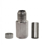 90-kraadise O2 hapnikuanduri laiendi vahemootori valgusadapteri tarvikud M18*1,5 raudne nikkel h&otilde;be