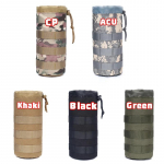 1 tk taktikaline veepudelikoti kott s&otilde;jaliseks v&auml;lireisiks matkamiseks n&ouml;&ouml;riga veepudeli hoidja veekeetja kandekott (ilma veepudelita) Black