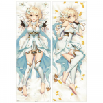 M&auml;ng Genshin Impact Ying Traveler Lumine Dakimakura padjap&uuml;&uuml;r Kallistav keha padjap&uuml;&uuml;r Lumine kost&uuml;&uuml;m Otaku viskepadja kate 40x120cm Peach Skin