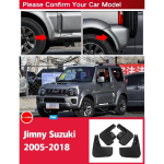 Poriklapid Jimny Suzuki 2005-2018 jaoks Pritsmekaitsmed Poritiiva Poriklapid Esi- ja Tagaportsukaitse Auto Jimny Suzuki gray