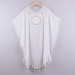 Uus Sunflower Bikini Cover Up Seksikas ujumistrikoo rannakleit Naiste suvine supelkost&uuml;&uuml;m rannar&otilde;ivaste s&auml;rk One Size beež