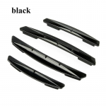 4 tk/pakk auto kokkup&otilde;rkevastane riba auto uksekaitse kaitse ukse serva trimmikaitse stiil vormimine kriimustusvastane kleebis ZPG must