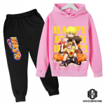 Teismeliste laste riided Beebipoiste kost&uuml;&uuml;mid Jaapan Anime Naruto dressip&uuml;ksid 2 tk Laste poiss, talve puuvillane prinditud komplekt 160