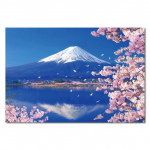 5D teemantmaaling Jaapani Fuji m&auml;e kodukaunistus Sakura mosaiiktikandid t&auml;isruudu/&uuml;mmarguse meisterdamise k&auml;sit&ouml;&ouml; kaunistuskingitus Full Round 20x30CM