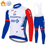 Thermal Smile FDJ rattakost&uuml;&uuml;m meestele, talves&auml;rk, m&auml;gijalgratas, 2023 L
