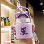 Suure mahutavusega k&auml;epideme kandmine 316 roostevabast terasest laste isoleeritud tassi veetass must