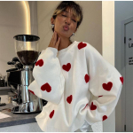 Naised armastavad s&uuml;dant kuduvad kampsunid s&uuml;gistalv vabaaja O-kaelusega tikandid pulloverid, naiste Y2k pikkade varrukatega topid, kudumid S