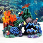 Akvaariumi vaigu korallitaim Shell Reef Mountain Cave Ornament kalapaagi kujundus