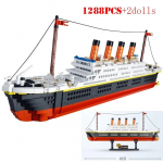 Linn Maailmakuulus film RMS Titanicu laevamudel Ehitusklotsid Figuurid Paadis&otilde;brad Mini 3D Mikroklotsid M&auml;nguasjad Lastele Kingitused