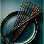 5 paari/karp Hiina s&ouml;&ouml;gipulgad Sushi pulgad Korduvkasutatavate s&ouml;&ouml;gipulkade komplekt Koduk&ouml;&ouml;gi tarvikud 5 pairs