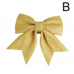 J&otilde;uluvibu J&otilde;ulupuu Topper Glitter Sequins Bow Holiday Party Dekoratsioon