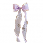 Juukseklambrid, lumehelvestega tr&uuml;kkimine Bowknot Bow juuksen&otilde;el &uuml;hev&auml;rvilised juukseaksessuaarid lilla