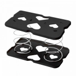 1 tk t&otilde;stetav koekarp vedrutugi vedru paberkarbi alumine tugi hoiukarbi vedrulehe kronstein k&ouml;&ouml;gi kontoriruumi jaoks valge