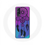 Vivo Y72 Case Dream Catcher must sinine ja lilla taust