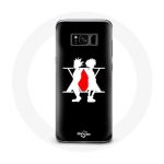 Coque pour Samsung Galaxy S8 Hunter x Hunter Manga Logo Fond Noir