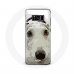 &Uuml;mbris Samsung Galaxy S8 Plus White Pitbull Dogile