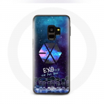 Coque pour Samsung Galaxy S9 Plus Exo Groupe K-pop Logo we are one