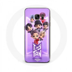 &Uuml;mbris Samsung Galaxy S6 BTS TinyTAN animatsiooniplakatile RM Jin Suga J-Hope Jimin Jungkook ja V