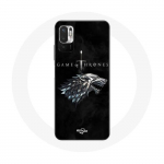 Coque pour Xiaomi Poco M3 Pro Game of Thrones Saison 8 Le Tr&ocirc;ne de Fer La maison Stark Logo L'hiver