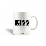 Mug en C&eacute;ramique French Kiss 74 Pop Rock Band KISS logo Noir