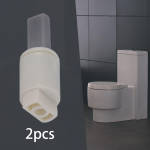 2 t&uuml;kki WC-poti kaane siibri puhvri aeglase langemise tarvikud Clock wise