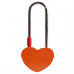 Fashion Heart Lock &uuml;hev&auml;rviline Kulumiskindel kompaktne tabaluku paar 1 lilla